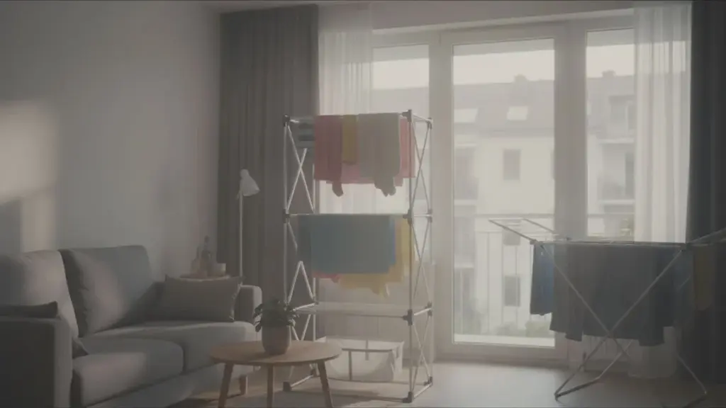 Dieser Wäscheständer von Action für ein paar Euro spart Quadratmeter in Ihrer Wohnung