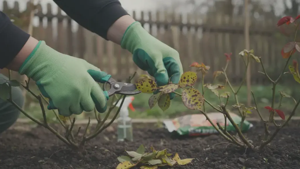 Drei Märzschritte, die Ihre Rosen vor dem Sternrußtau schützen