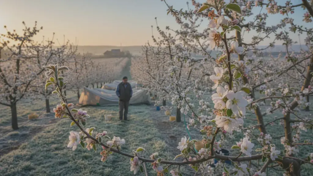 Warum blühende Obstbäume Frühlingsfröste schlimmer überstehen als den Winter und wie man sie schützt